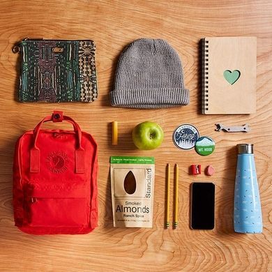 Backpack by Fjallraven (Sweden).