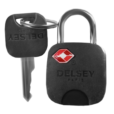 Навесной замок на ключе Delsey Accessories 3940061, 39400-00-Черный
