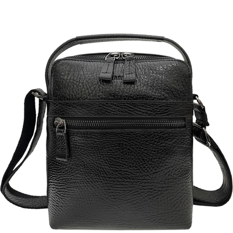 Hermès Black Clemence Men's Shoulder Bag - Vintage Lux