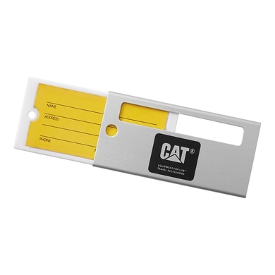 Адресная бирка в чемодан CAT Travel Accessories 83718;97 Grey
