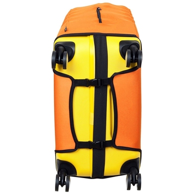 Чохол захисний для середньої валізи з неопрена M 8002-9 Яскраво-помаранчевий
