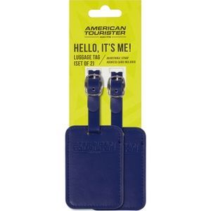 Набір адресних бірок American Tourister Ta MF3*002;11 Dark Blue (2 шт)