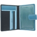 Обкладинка на паспорт з натуральної шкіри з RFID Visconti Rainbow Sumba RB75 Blue Multi