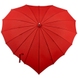 Парасолька-тростина жіноча Fulton Heart Walker-1 L909 Red (Червоне Серце)