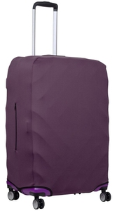 Чехол защитный для большого чемодана из дайвинга L 9001-31 Баклажановый