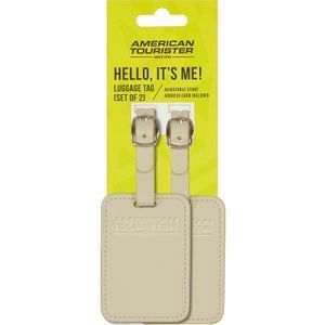 Набір адресних бірок American Tourister Ta MF3*002;15 Coconut Sand (2 шт)