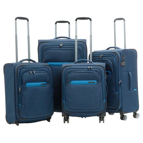 6 Pieces 19'' 23'' 26'' Travel Trolley Luggage Leather Suitcase Set with  Cosmetic Bag - China Trolley Bag and Luggage price | Made-in-China.com
