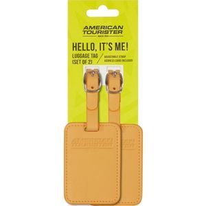 Набір адресних бірок American Tourister Ta MF3*002;20 Papaya Pop (2 шт)