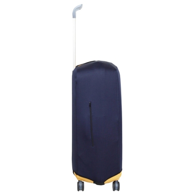 Protective cover for a large suitcase made of neoprene L 8001-4 Dark blue