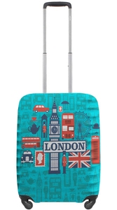Protective cover for small suitcase from diving S 9003-0412 London