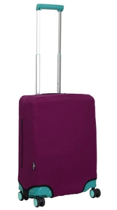 Чехол защитный для малого чемодана из дайвинга S 9003-46 Сливово-бордовый