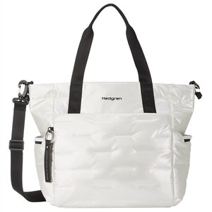 Women's casual bag Hedgren Cocoon PUFFER HCOCN03/136-02 Pearl White