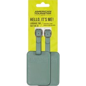 Набір адресних бірок American Tourister Ta MF3*002;24 Iceberg Green (2 шт)
