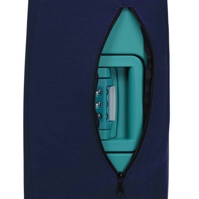 Чехол защитный для малого чемодана из неопрена S 8003-4 Темно-синий