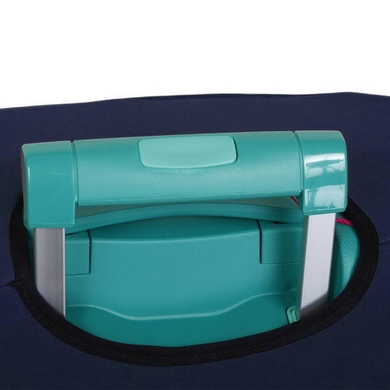 Чохол захисний для малої валізи з неопрена S 8003-4 Темно синій