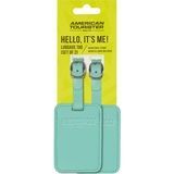 Набір адресних бірок American Tourister Ta MF3*002;34 Jelly Mint (2 шт)