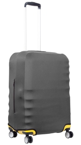 Чехол защитный для среднего чемодана из дайвинга M 9002-2 Графитовый