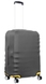 Чехол защитный для среднего чемодана из дайвинга M 9002-2 Графитовый