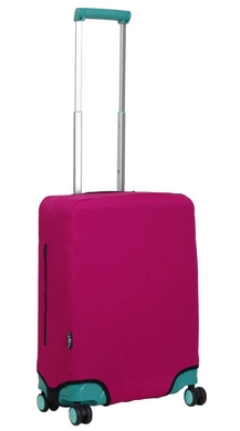 Чохол захисний для малої валізи з неопрена S 8003-16 Малиновий (бордо)