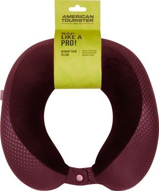 Эргономичная подушка под голову American Tourister Ta Memory Foam MF3*004;70 Iced Berry
