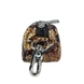 Ключниця на блискавці Karya з лакованої шкіри KR436-444 коричнево-руда