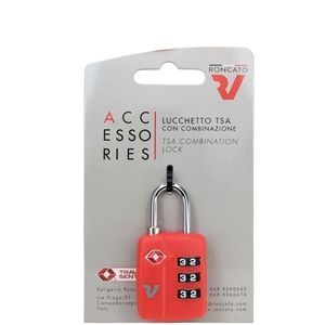 Padlock with TSA system Roncato Accessories 419091 Red