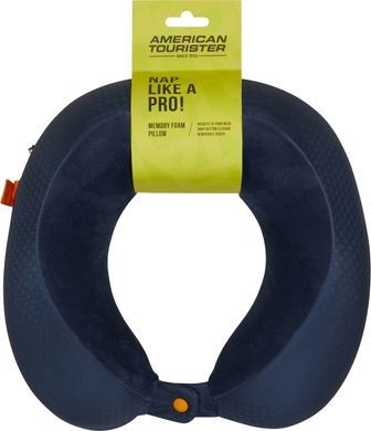 Ергономічна подушка під голову American Tourister Ta Memory Foam MF3*004;41 Navy/Orange