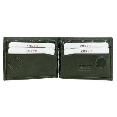 Зажим для денег Karya (Турция) кожаный.