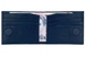 Затискач для грошей Karya на магніті зі шкіри з тисненням KR1-0903-44 синій