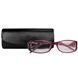 Tony Perotti Italico Glasses Case Made of Genuine Smooth Leather 1290 Black