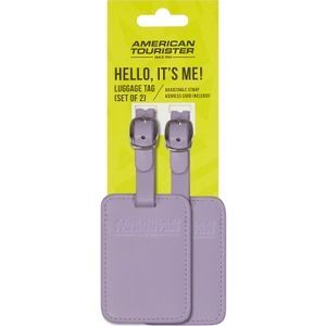 Набір адресних бірок American Tourister Ta MF3*002;81 Digital Lavender (2 шт)