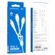 Универсальный кабель Borofone BX71 3-in-1 USB-A to Type-C/Lightning/micro USB 10w 2a 1м сable White