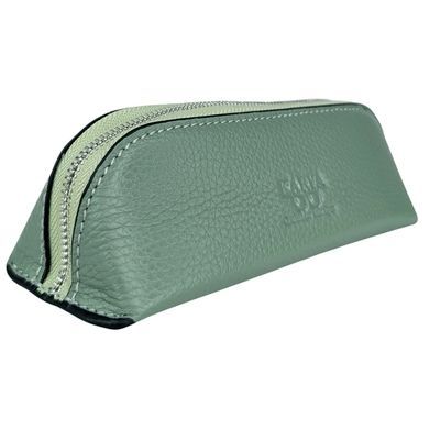 Karya eyeglasses case made of genuine grained leather KR3004-026 mint