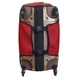Чохол захисний для великої валізи з неопрена L 8001-18 Червоний