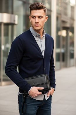 Men's purse by Bond NON (Turkey) made of genuine leather.
