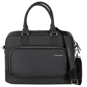 Ділова жіноча сумка з відділенням для ноутбука до 13,3" Tucano Nota Bag BNOB13-BK чорна