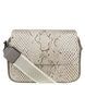 Women's bag Karya in patent embossed leather KR2567-011 beige-coffee
