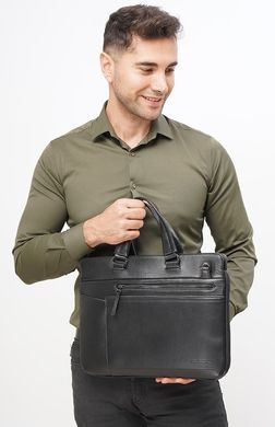 Briefcase by The Bond (Turkey) made of genuine leather.