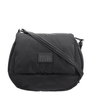 Дутая текстильная сумка с натуральной кожей Vanessa Scani V015-100 Black